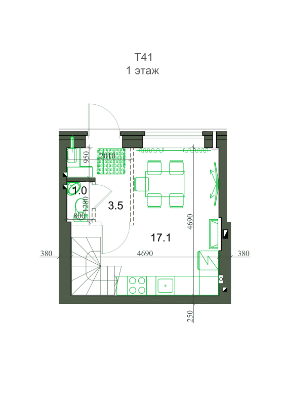 Проект Э6-Т41 (фото) № 2